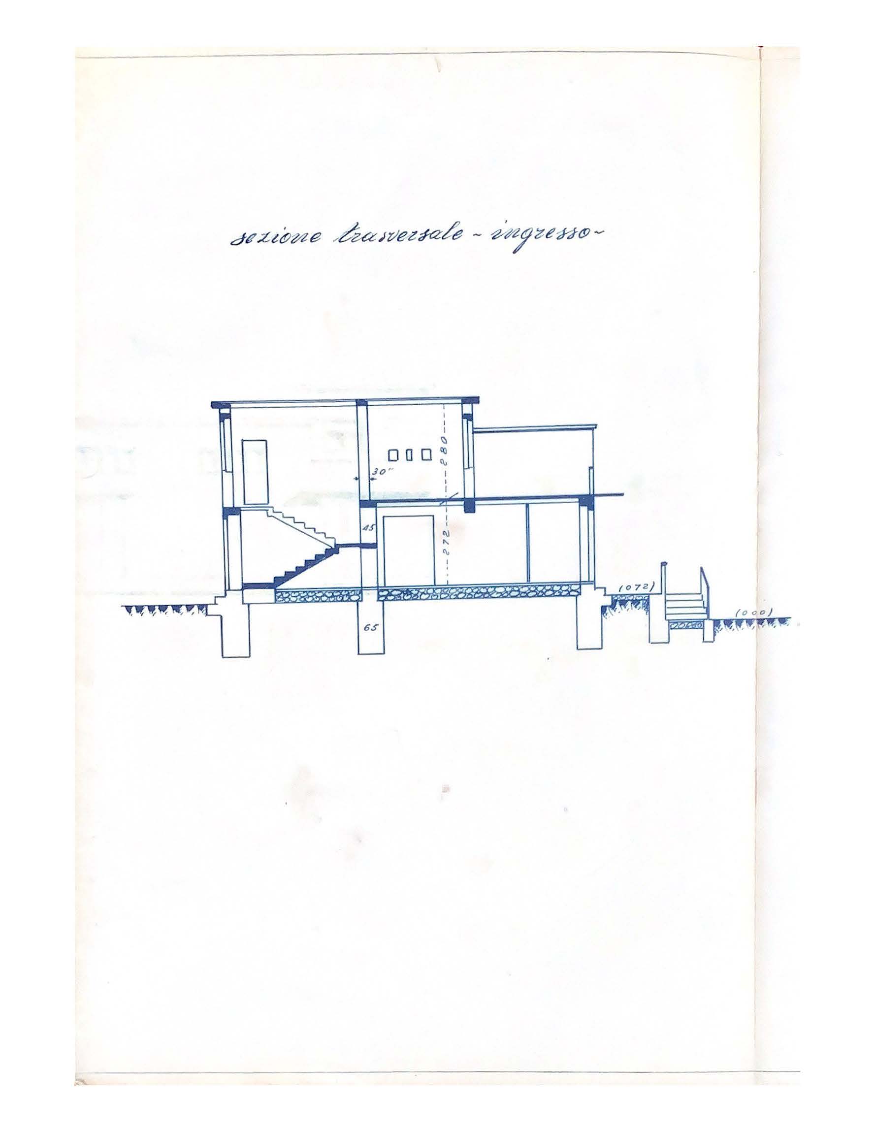 1957-1959 Progetto sala Cinematografica Via Comm. Doria 5