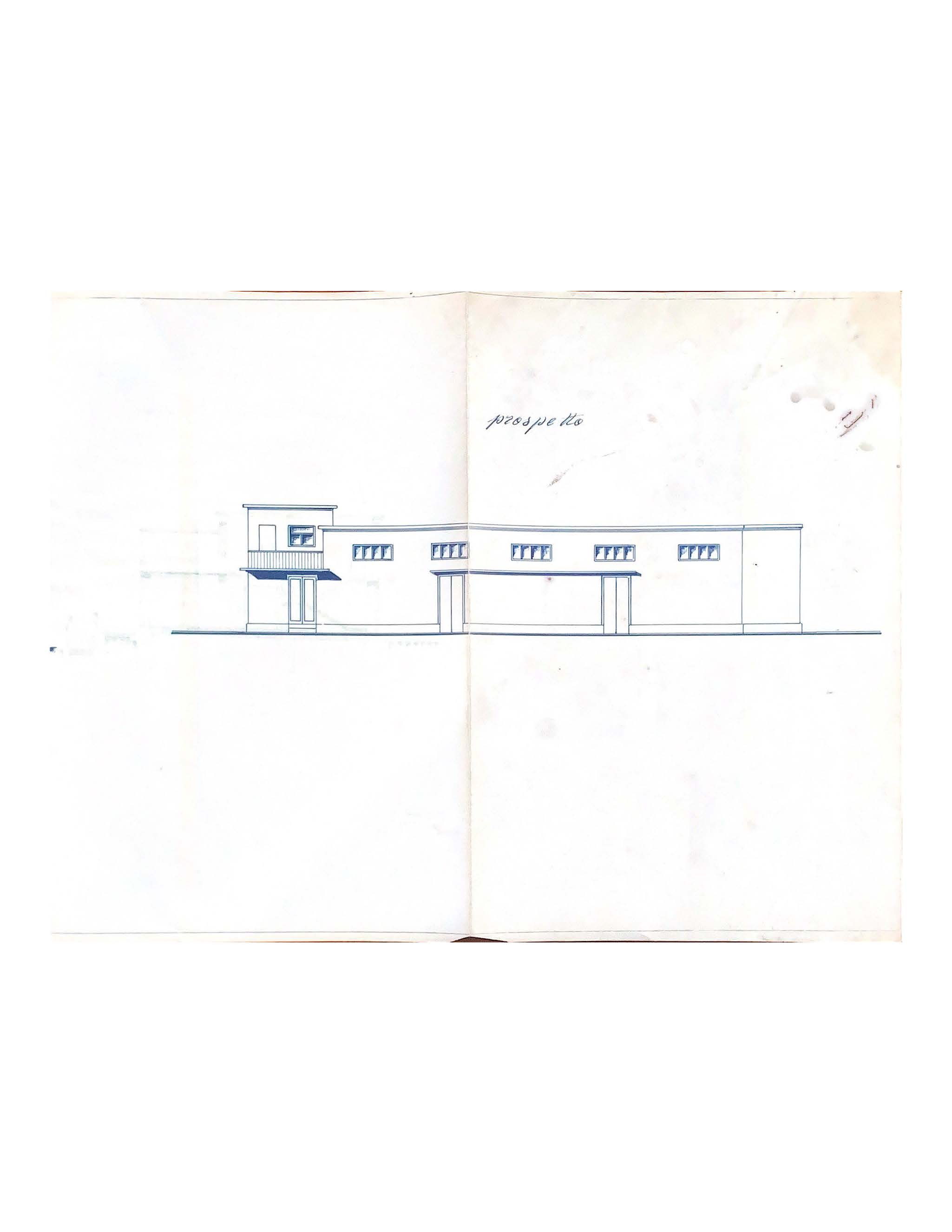1957-1959 Progetto sala Cinematografica Via Comm. Doria 6